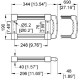 Flightcase Extendable Handle - 5 Stage 